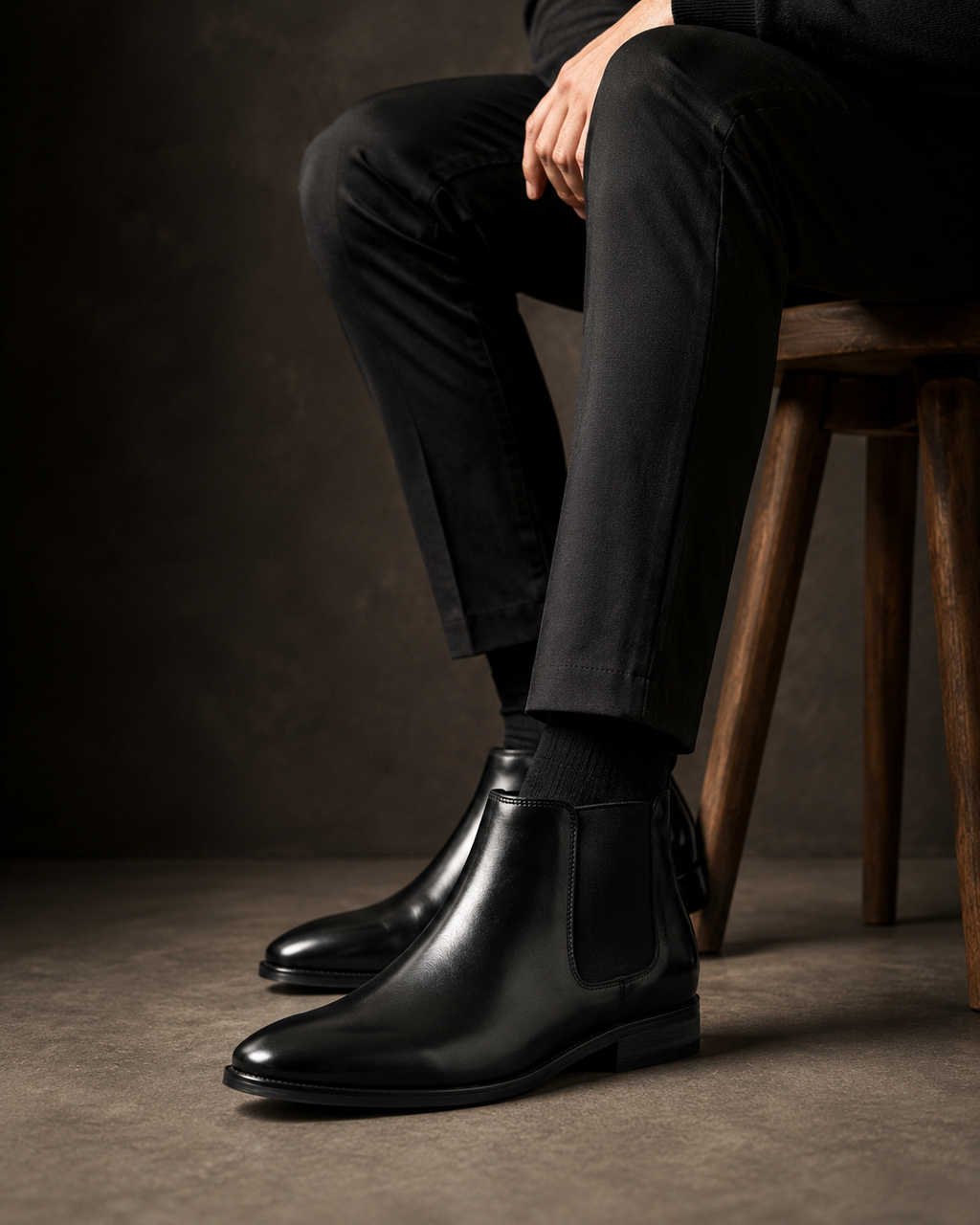 Chelsea Boots for Man | High-Top Slip-On Ankle Boots