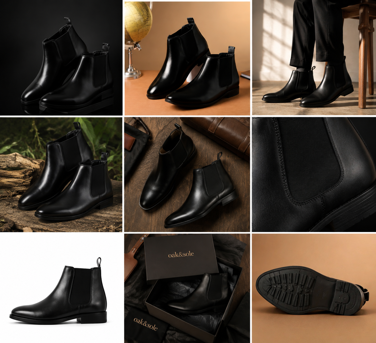 Chelsea Boots for Man | High-Top Slip-On Ankle Boots