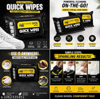 Shoe Cleaning Wipes | Quick & Instant Cleaning wipes | pack of 3