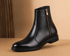 Men’s Black zipper Chelsea Ankle Boots