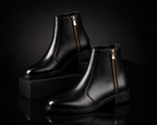 Men’s Black zipper Chelsea Ankle Boots